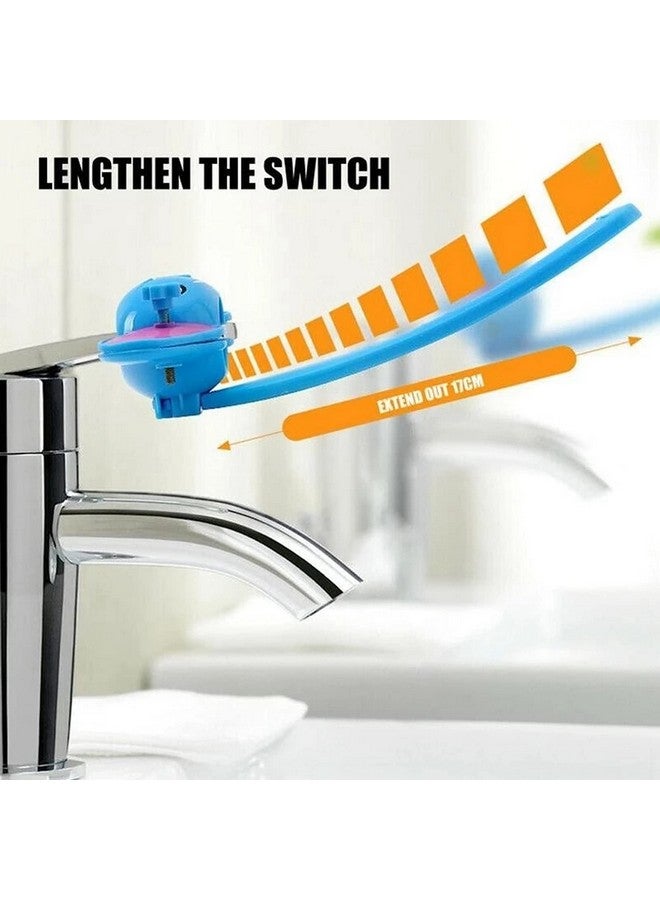 Haofy Faucet Extender Sink Handle Extender Faucet Extension Attachment for Toddlers Kids Babies Easy Installation (Blue) - Image 3