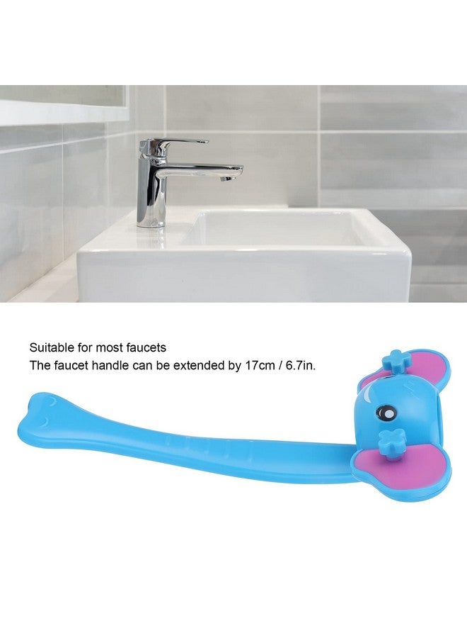 Haofy Faucet Extender Sink Handle Extender Faucet Extension Attachment for Toddlers Kids Babies Easy Installation (Blue) - Image 4