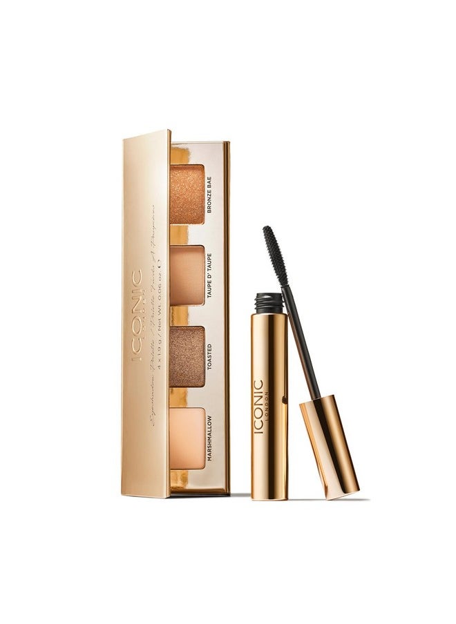 ICONIC LONDON - ICONIC LONDON All Eyes on You Gift Set | Includes Triple Threat Mascara and Soft & Smokey Eyeshadow Palette - Image 1