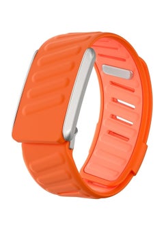 Comfort Durable Silicone Wristband Compatible with WHOOP 4.0 Band, Soft Silicone Sports Loop Strap for Men & Women, with U Shapped Connector