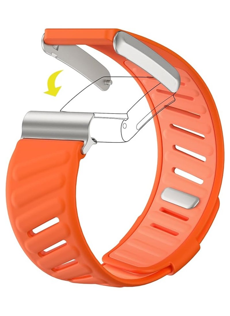 Generic - Comfort Durable Silicone Wristband Compatible with WHOOP 4.0 Band, Soft Silicone Sports Loop Strap for Men & Women, with U Shapped Connector - Image 1