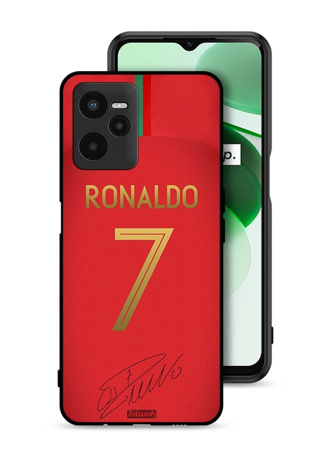 Tolwak Realme C35 Protective Case Cover Ronaldo 7  - Image 1