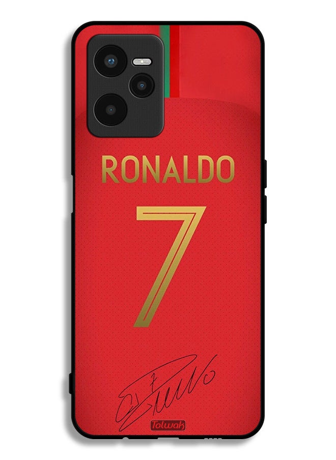 Tolwak Realme C35 Protective Case Cover Ronaldo 7  - Image 2