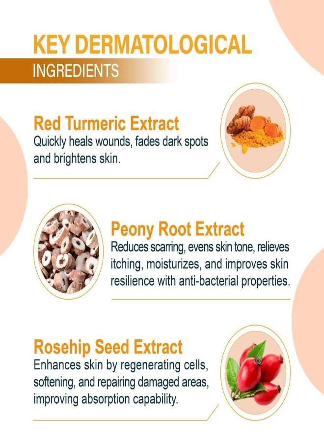 ABERA | Scar Red Turmeric Cream - Advanced Scar Treatment for Face and Body, Rapid Removal of Any Type of Scars with Natural Ingredients - with Gold Eye Patch (2 Box + 5 Eye Patch.) - Image 4