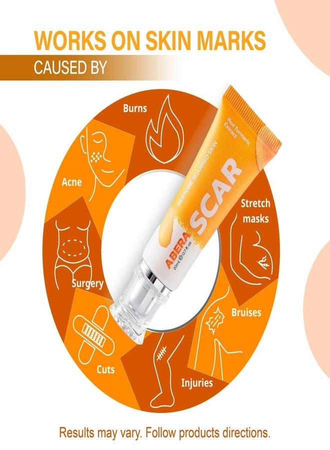 ABERA | Scar Red Turmeric Cream - Advanced Scar Treatment for Face and Body, Rapid Removal of Any Type of Scars with Natural Ingredients - with Gold Eye Patch (2 Box + 5 Eye Patch.) - Image 5