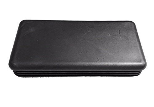 Caplugs (Pack of 4) Genuine CAPLUGS USA Snap In Rectangular 3 x 2" | 10-14 Ga Steel Pipes/Rods | 2x3 Inches (2.73"-2.83" L - 1.74"-1.83" W ID) Fence Post Finishing Inserts | Fitness Equipment End Plugs. - Image 1