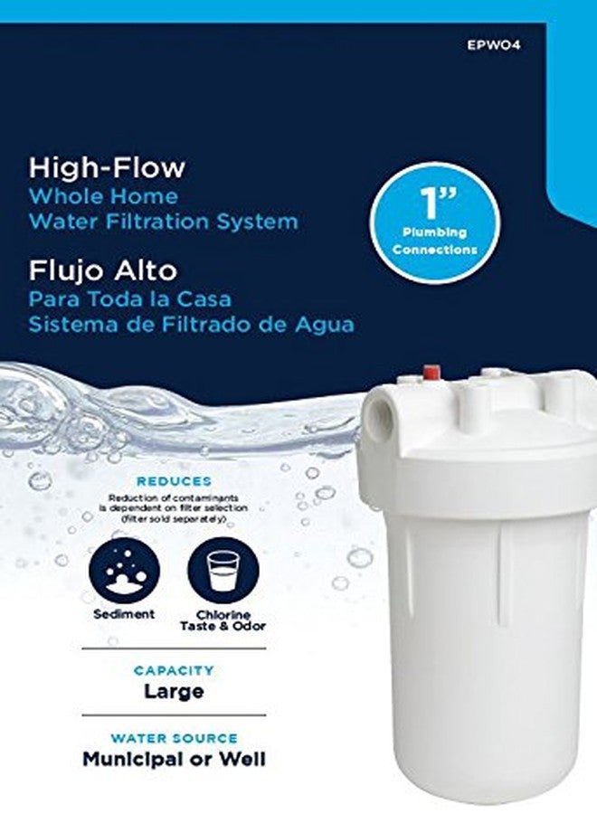 EcoPure EPWO4 Universal Large Capacity Whole House Water Filter Housing - NSF Certified - Premium Filtration System - Built to Last - Image 5