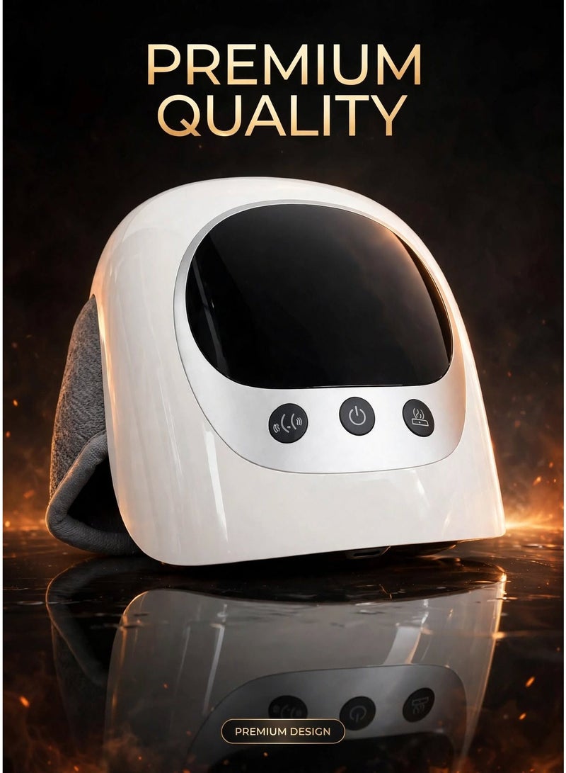 إلترازون ST1102 Wireless Knee Massager with Heat Therapy, Vibration Massage and Red Light Function, Cordless Knee Relaxation Device for Daily Comfort and Muscle Relaxation – White - Image 5