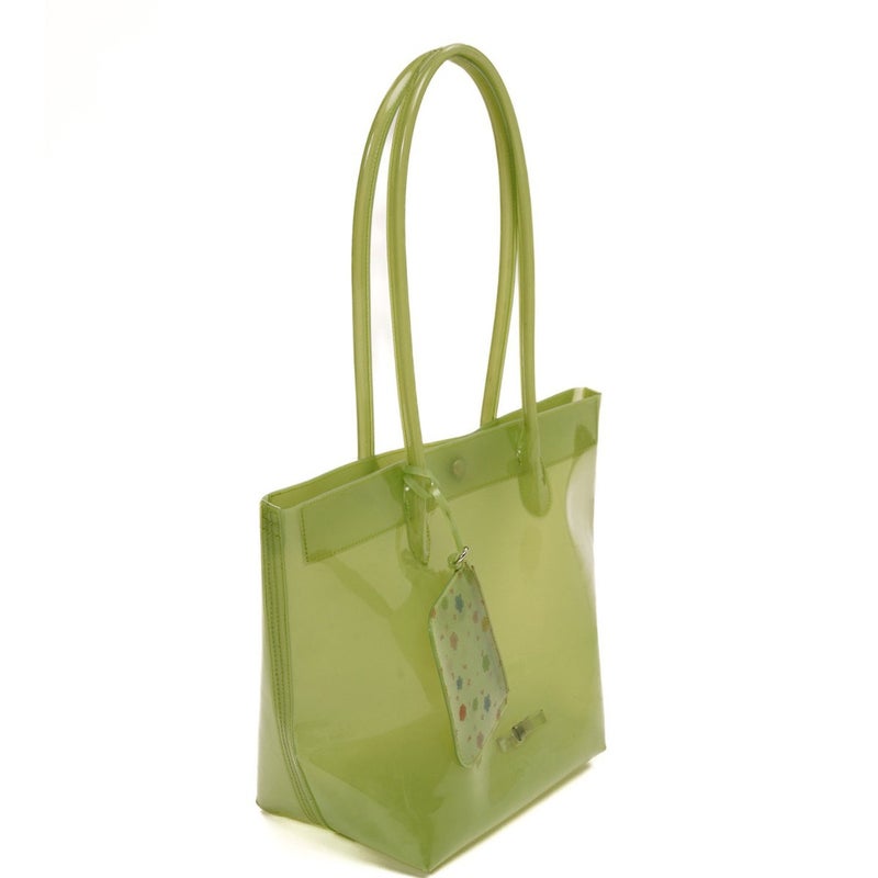 2026 New Frosted Jelly Tote Bag for Women, Shoulder Bag, TPU, Beach Commute - Image 3