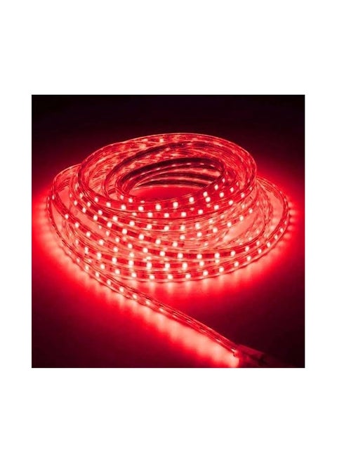 Red LED hose, 50 meters, waterproof, 220 volts + plug