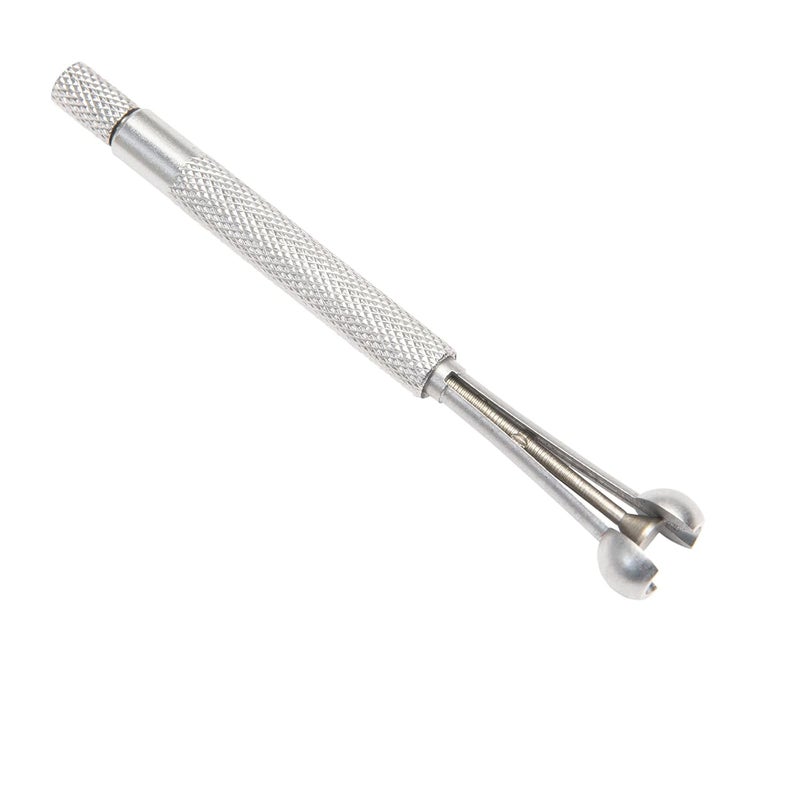 Beslands Hole Gauge Set, 1/8" to 1/2" Range, Telescoping Bore Gauge, Ball Type Small Telescopic Gage, 4 Pcs Full Round, inch/mm, High Precision (1/8" to 1/2") - Image 4