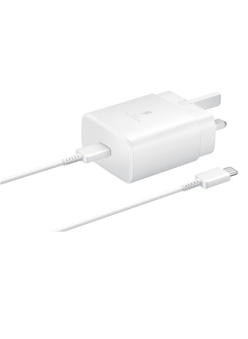 compatible Samsung 45W USB Type C UK Travel Adaptor with Cable, EP-TA845XBEGGB, BlackSamsung Original 45W Fast Charging USB-C Mobile Phone Mains Plug/Wall Charger, Genuine Samsung Charger - Image 5