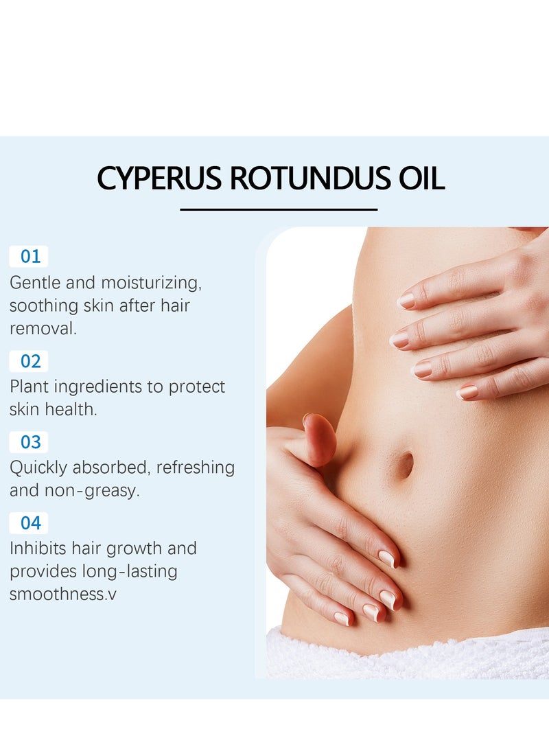 West&Month Cyperus Rotundus Oil, Cyperus Rotundus Oil For Hair Removal, Cyperus Rotundus Essential Oil, Cyperus Rotundus Oil Naturally, Organic Cypress Oil for Hair Removal (60ml) - Image 2