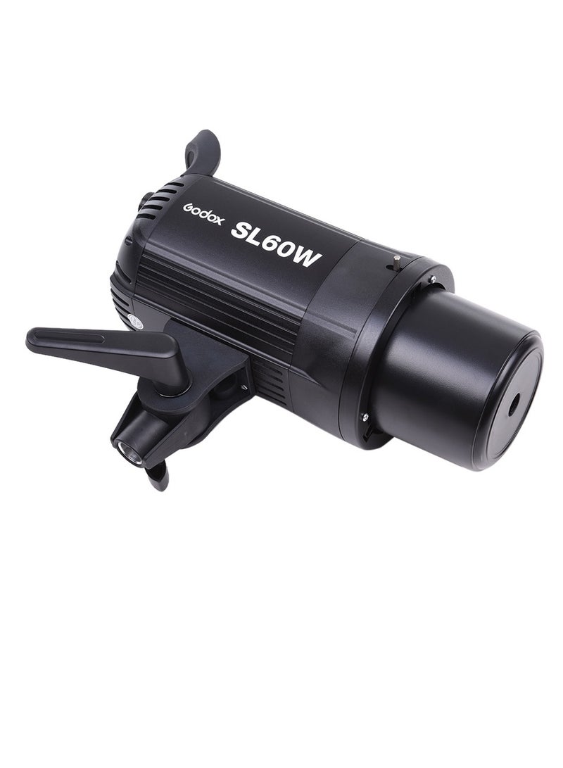 جودوكس جهاز إضاءة LED فيديو عالي القدرة Godox SL-60W بقوة 60 وات ودرجة حرارة لون 5600K مع قاعدة Bowens لاستوديو التصوير الفوتوغرافي وتسجيل الفيديو - الإصدار الأبيض - Image 4