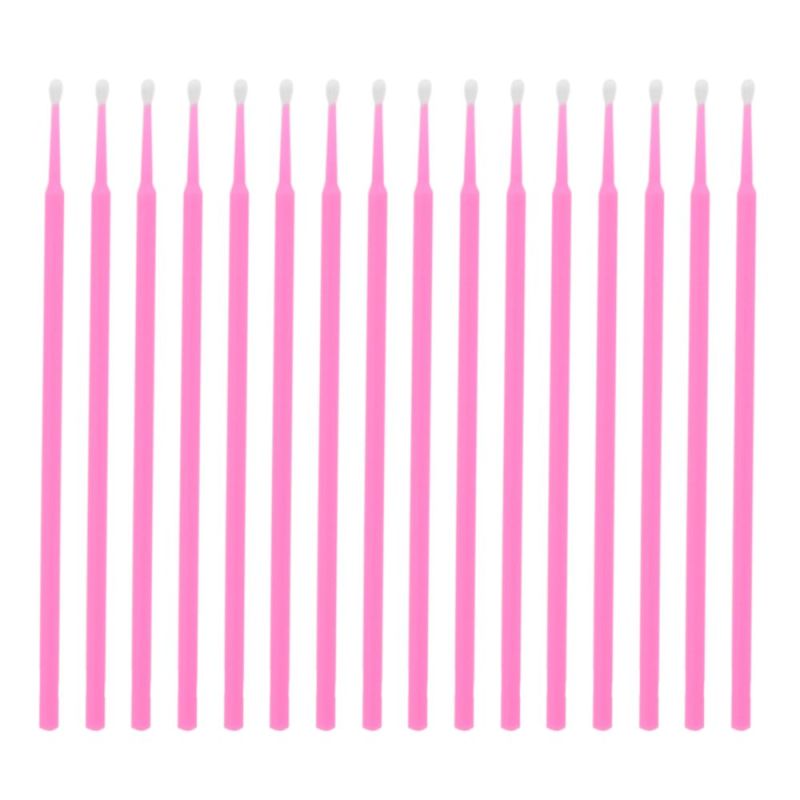 Bendable Tattoo Swabs: Pink Eco-Friendly Plastic, No Fuzz, Precise Application Makeup Applicators - Fiber Tip Detailing Tools for Professional Tattoo Artists and Makeup Enthusiasts - Image 4
