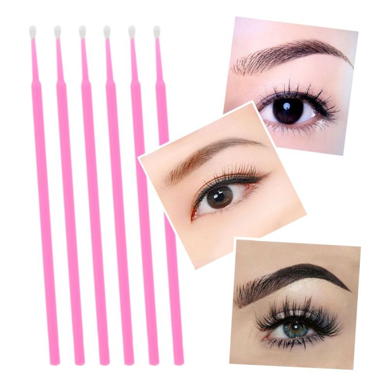 Bendable Tattoo Swabs: Pink Eco-Friendly Plastic, No Fuzz, Precise Application Makeup Applicators - Fiber Tip Detailing Tools for Professional Tattoo Artists and Makeup Enthusiasts - Image 5