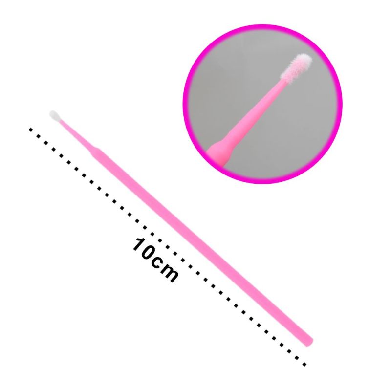 Bendable Tattoo Swabs: Pink Eco-Friendly Plastic, No Fuzz, Precise Application Makeup Applicators - Fiber Tip Detailing Tools for Professional Tattoo Artists and Makeup Enthusiasts - Image 3