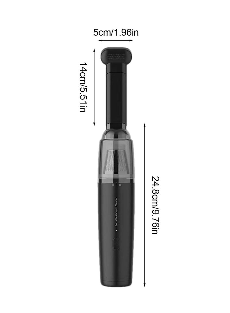 ARNOTEC Portable Car Vacuum Cleaner Air Duster Compact, Low Noise, Type-C Fast Charge Handheld Vacuum for Keyboard, Travel, Boats, Pet  - Image 4