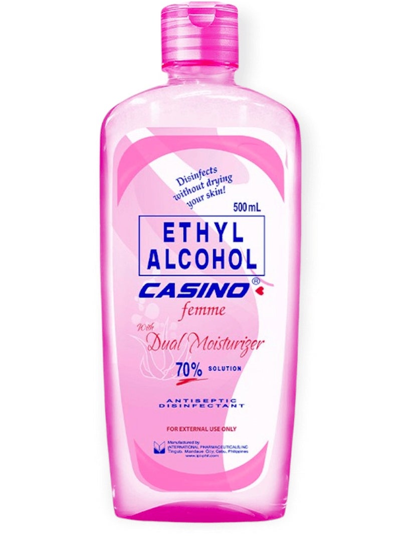 Casino - Casino Ethyl Alcohol Femme With Dual Moisturizer 70% 500 ml - Image 1