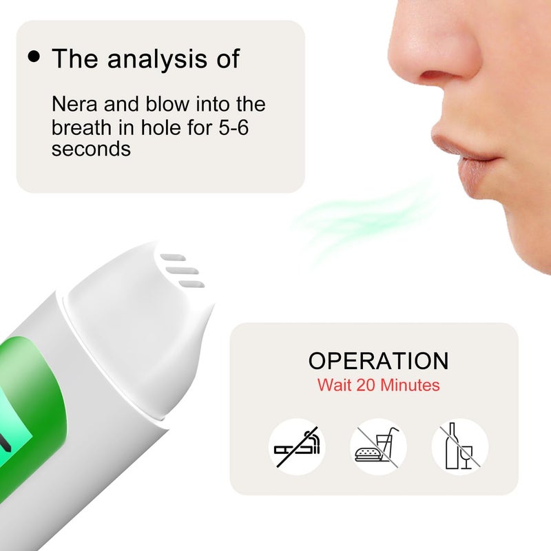 Ueecool Ketone Breath Meter Digital Ketosis Tester Accurate Measurement Help Monitor Your Weight  KetosismoolL - Image 4