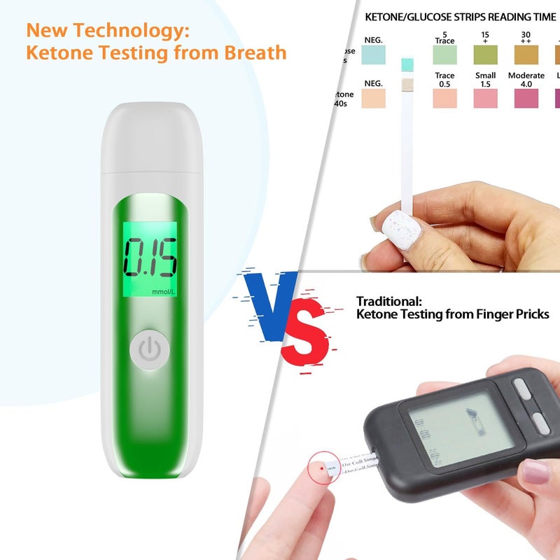 Ueecool Ketone Breath Meter Digital Ketosis Tester Accurate Measurement Help Monitor Your Weight  KetosismoolL - Image 2
