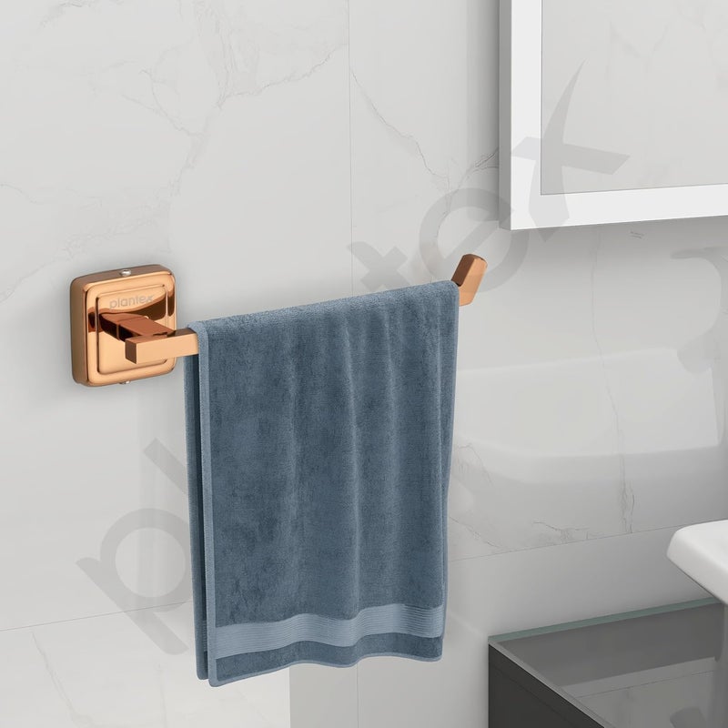 Plantex 304 Grade Stainless Steel Towel Ring for Wash Basin/Napkin Hanger for Bathroom/Towel Hanger/Towel Holder/Bathroom Accessories - Decan (Rose Gold) - Image 2