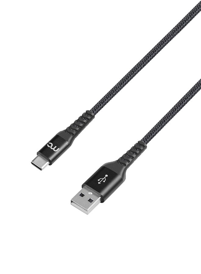 ماي كاندي كابل شحن ومزامنة بيانات من USB A إلى Type C أسود - Image 3