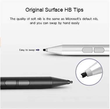 Uogic Pen for Microsoft Surface, 90-Day Battery Life, Smooth Writing, Palm Rejection, 1024 Levels Pressure, Flex & Soft HB Nib, for Surface (Pro, Studio, Book, Laptop, Go) - Image 5