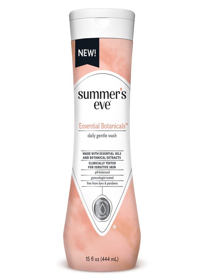 Summer's Eve Essential Botanicals Feminine Wash, Essential Oils and Botanical Extracts, 15 oz - Image 1
