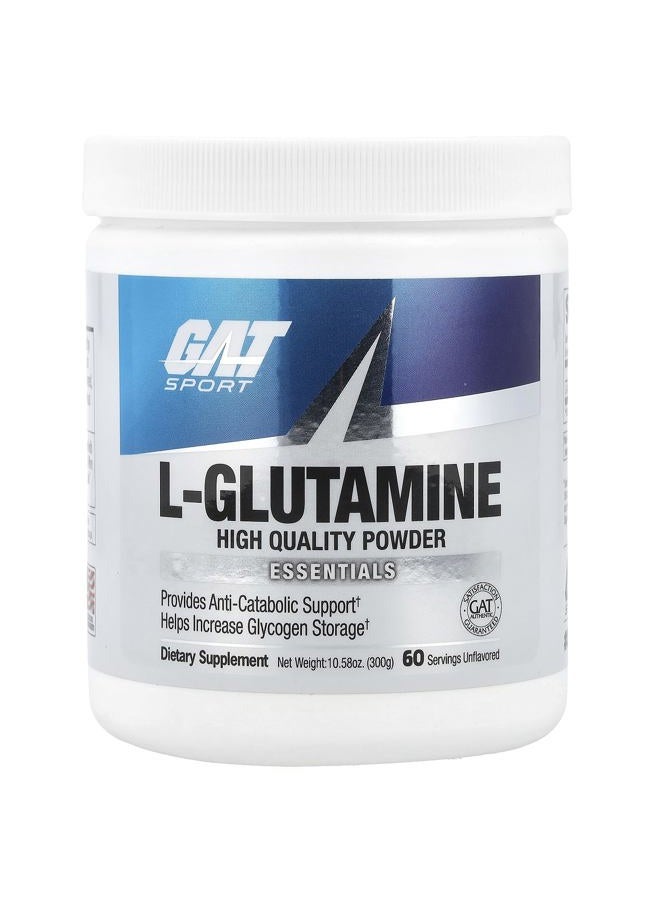 GAT SPORT L-Glutamine Unflavored 10.58oz 300g - Image 1
