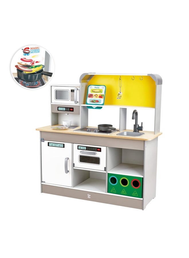 Hape طقم مطبخ هابي ديلوكس مع قلاية هوائية (10 قطع) - Image 2