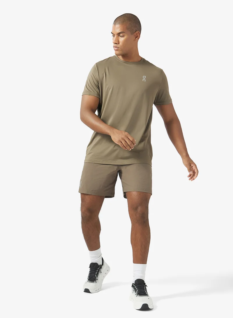 On Running  7" Essential Logo Core Shorts for Men | Best Price UAE