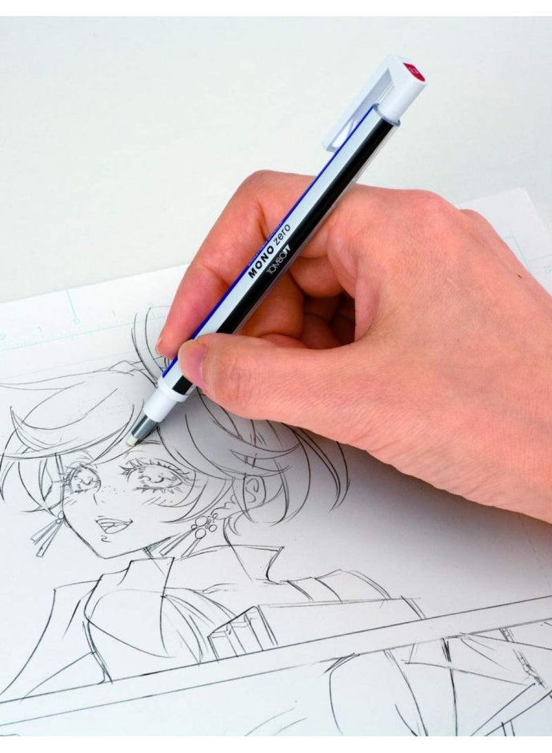 Tombow ممحاة حامل تومبو، شكل دائري مونو زيرو، أصلي (EH-KUR) - Image 5