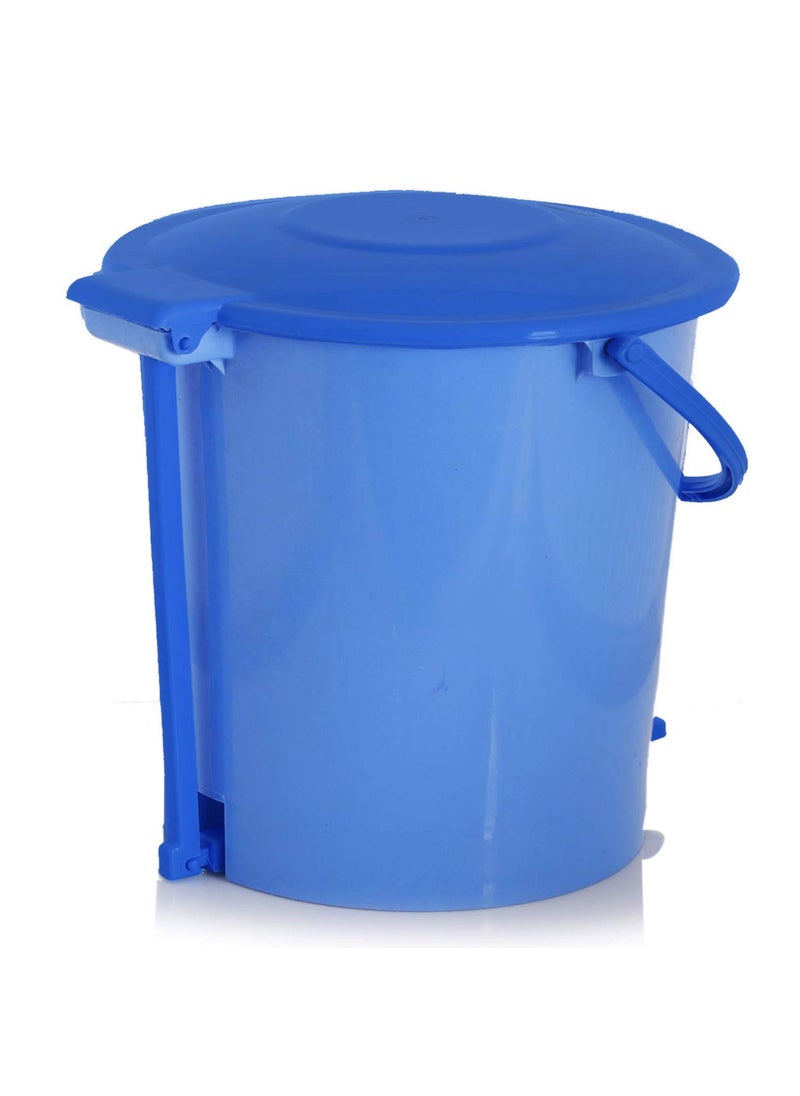 Kuber Industries Kuber Industries 4 Pieces Ultra Plastic Garbage Waste Dustbin for Home Office with Handle 5 Liters Pink BlueKUBMART3067  - Image 5