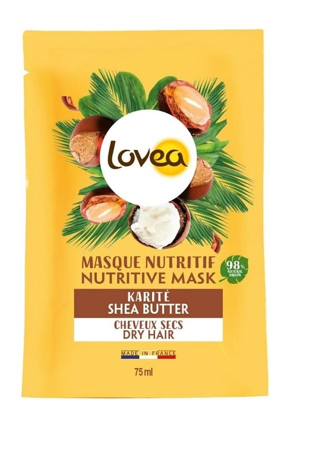 LOVEA - MASQUE NUTRITIF NUTRITIVE MASK KARITE SHEA BUTTER DRY HAIR 75ML - Image 1