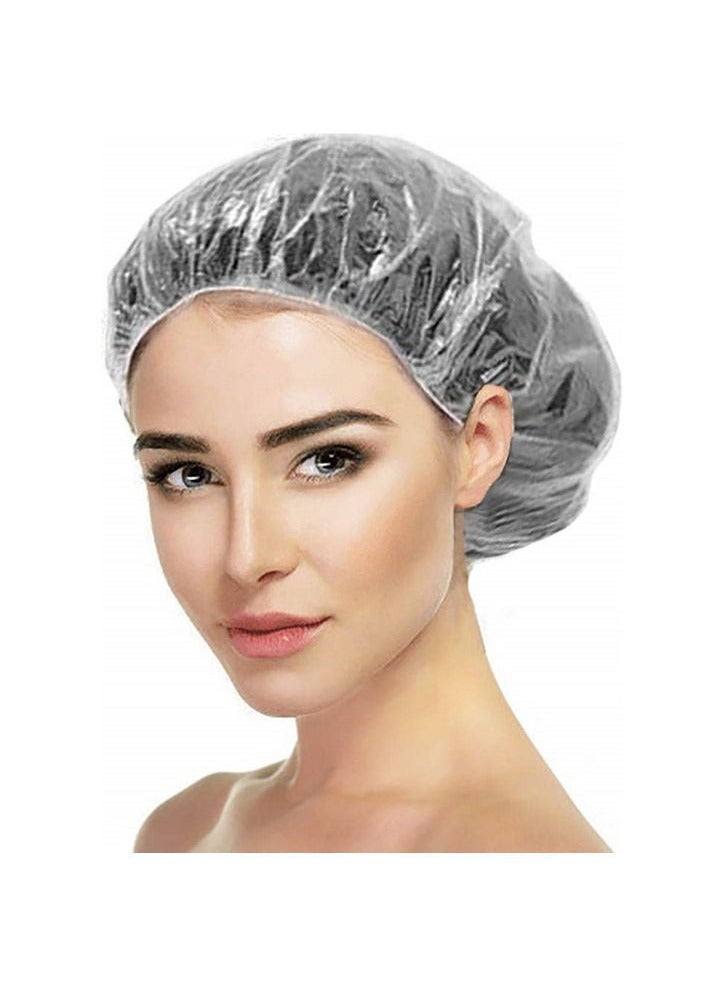 قبعات استحمام للاستعمال مرة واحدة مكونة من 200 قطعة، مقاومة للماء - Image 3