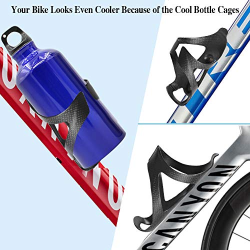 Gazeer 2 Pack Ultra-Light Full Carbon Fiber Water Bottle Cage, Bike Water Bottle Holder Brackets for Road & Mountain Bike - Image 3