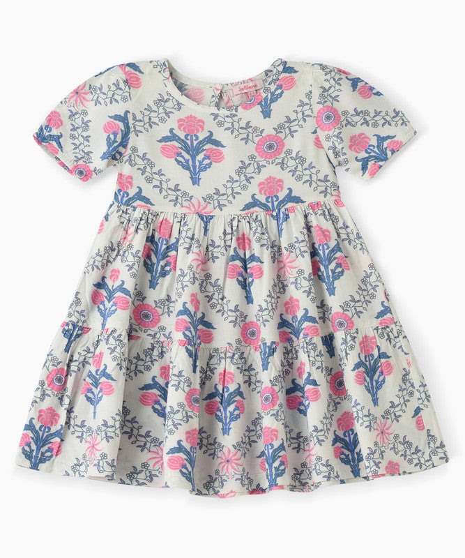 JELLIENE GIRLS MAKE YOUR LITTLE ONE LOOK EXTRA ADORABLE WITH THIS CHARMING INFANT FLORAL DRESS. - Image 1