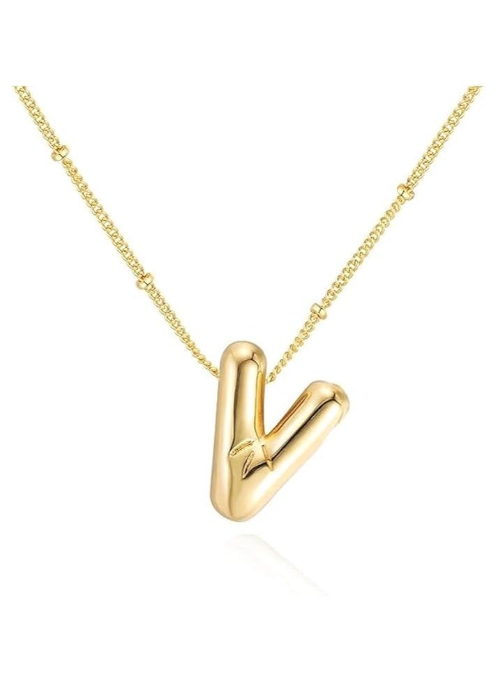 Fayrouz Jewellery 18K Yellow Gold Plated Stainless Steel Necklace New Shiny Balloon  - Image 1