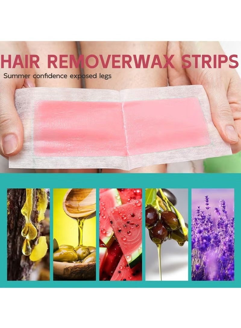 SUMAX Wax Strips - Hair Removal Wax Paper - 40Pcs Hair Removal Paper Strips, Suitable for Face, Body, Legs, Underarms, Etc - Image 3