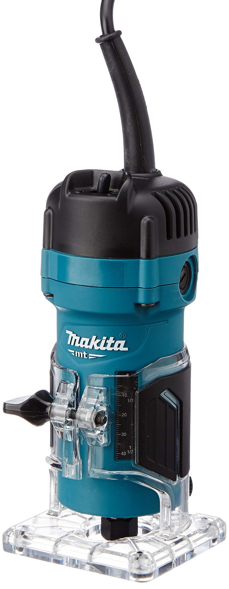 Makita ماكيتا M3700B ماكينة تشذيب 6 مم 35000 دورة في الدقيقة 530 واط قاعدة ثابتة بلاستيكية - Image 3