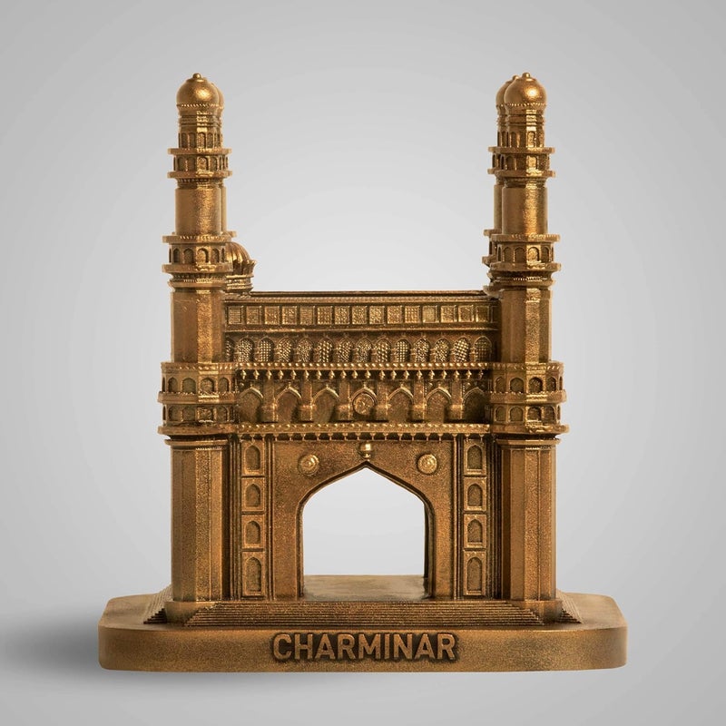 SILAII Charminar Monumental Sculpture Iconic Hyderabad Landmark Stunning Home Decor Souvenir Piece - Image 1