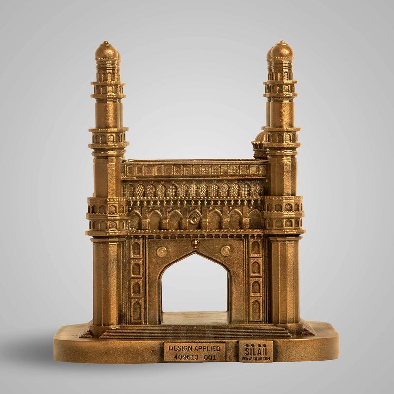 SILAII Charminar Monumental Sculpture Iconic Hyderabad Landmark Stunning Home Decor Souvenir Piece - Image 5