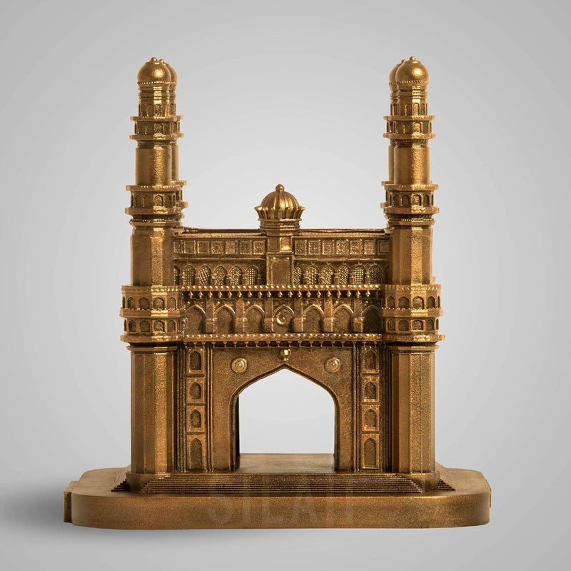 SILAII Charminar Monumental Sculpture Iconic Hyderabad Landmark Stunning Home Decor Souvenir Piece - Image 4