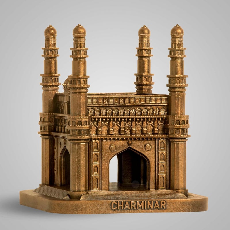 SILAII Charminar Monumental Sculpture Iconic Hyderabad Landmark Stunning Home Decor Souvenir Piece - Image 3