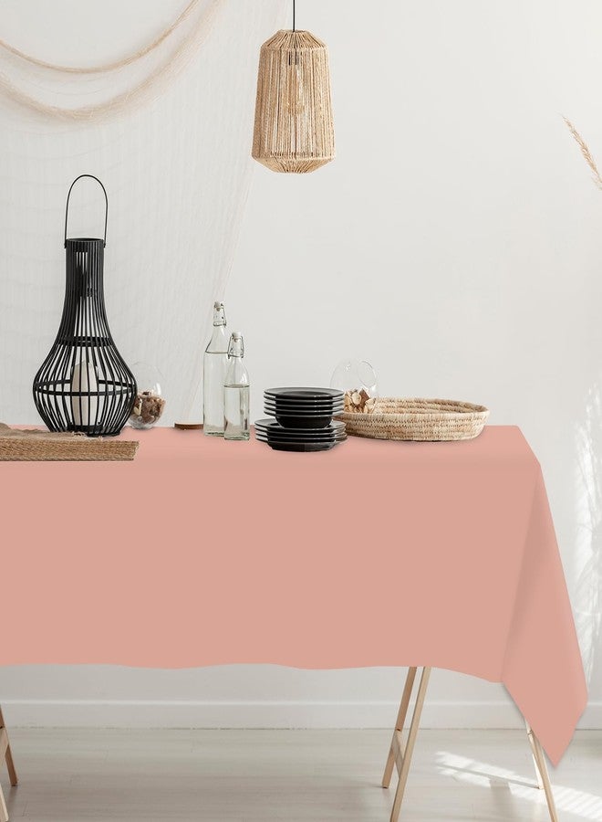 Whaline 12Pcs Boho Brown Plastic Tablecloth Rectangle Table Cover 4 Brown Colors Waterproof Table Cloth for Party Decoration Supplies, 54 x 108 Inch - Image 5