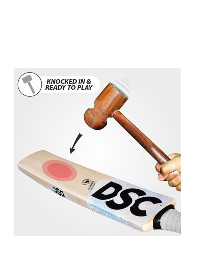 DSC Condor Scud Kashmir Willow Cricket Bat for Leather Ball | Size-5 | Light Weight | Ready to Play| Free Cover - Image 4