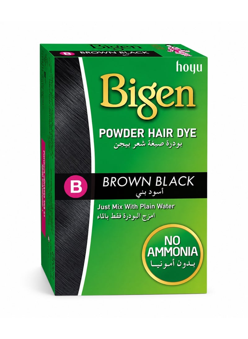 بايجن صبغة شعر بيجن بودرة، أسود بني، B، 6 جرام - Image 1