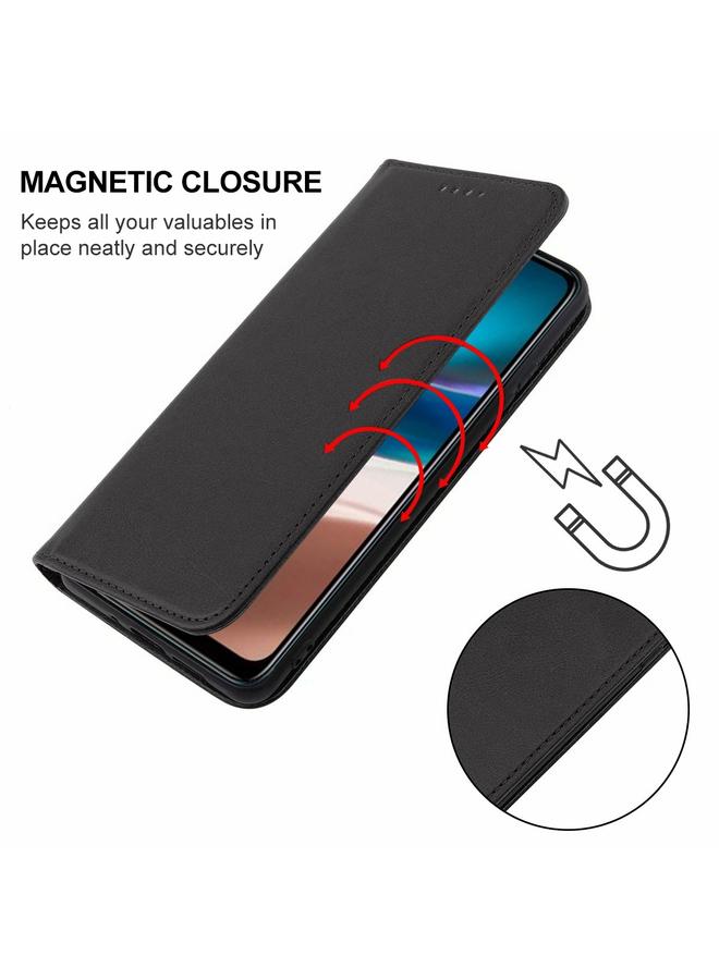 S-TOP Case For Motorola Moto G42 Magnetic Closure Leather Phone Case - Image 5