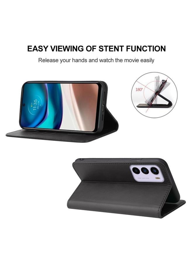 S-TOP Case For Motorola Moto G42 Magnetic Closure Leather Phone Case - Image 4